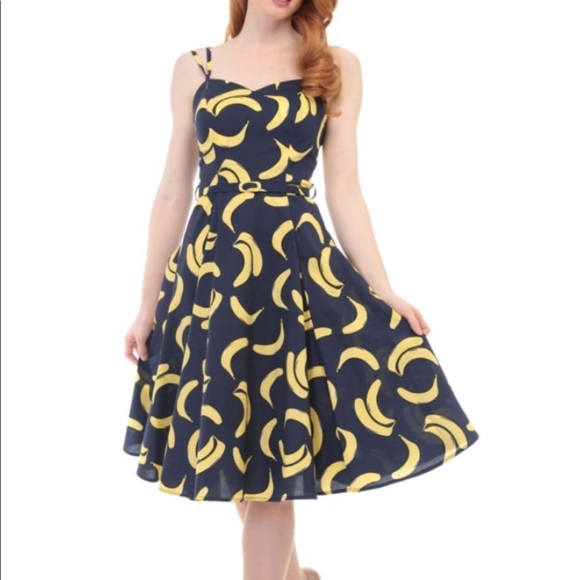 collectif banana dress